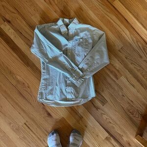 Wrangler Blue and Yellow Patterned Shirt